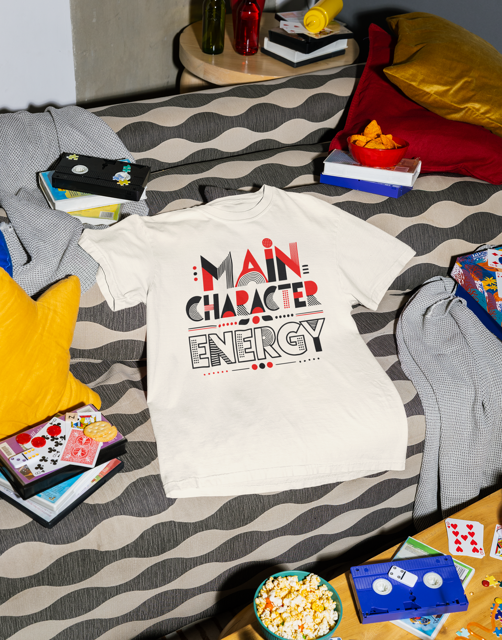 Main Character Energy Unisex T-Shirt | Premium Cotton Tee for Men & Women