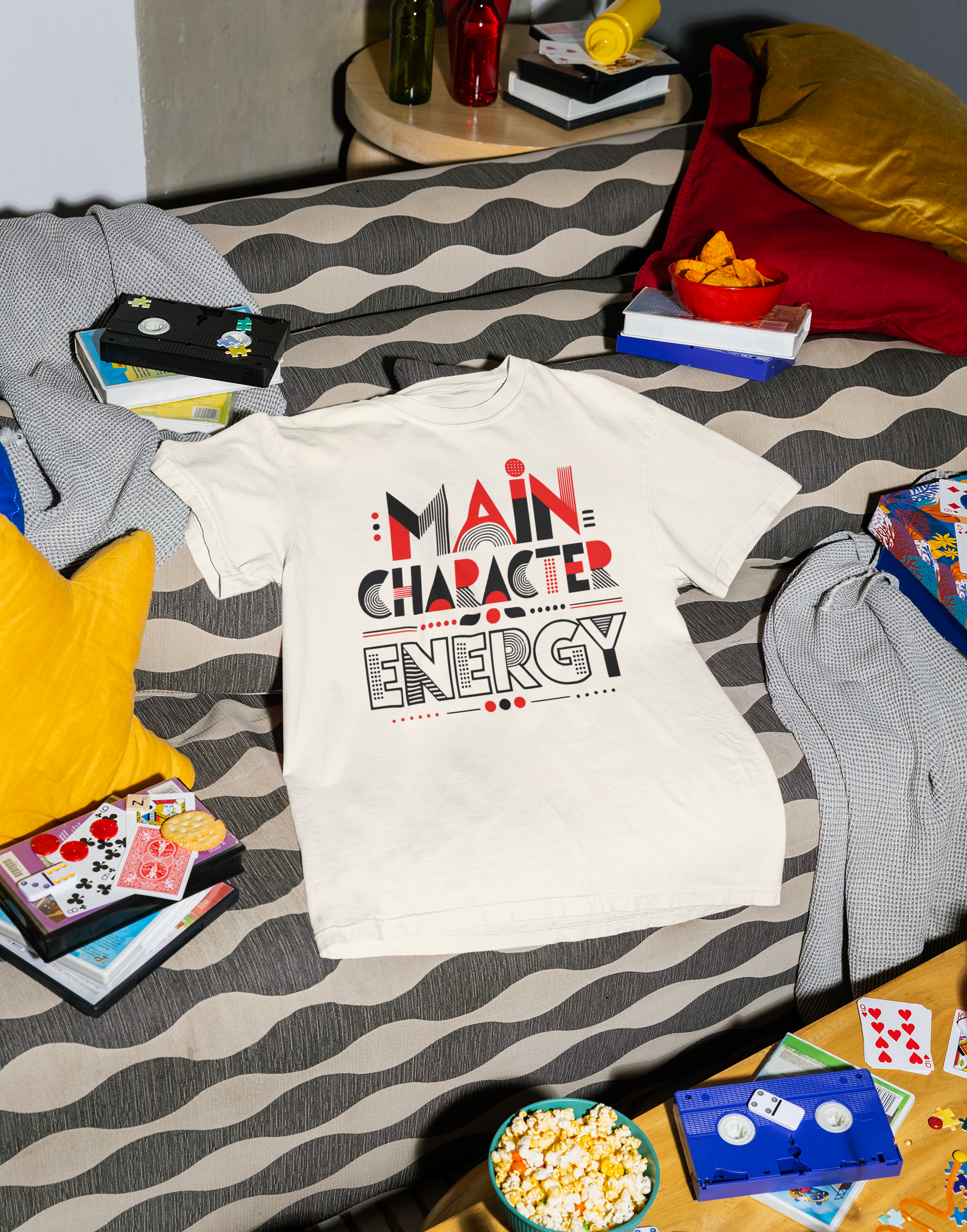 Main Character Energy Unisex T-Shirt | Premium Cotton Tee for Men & Women