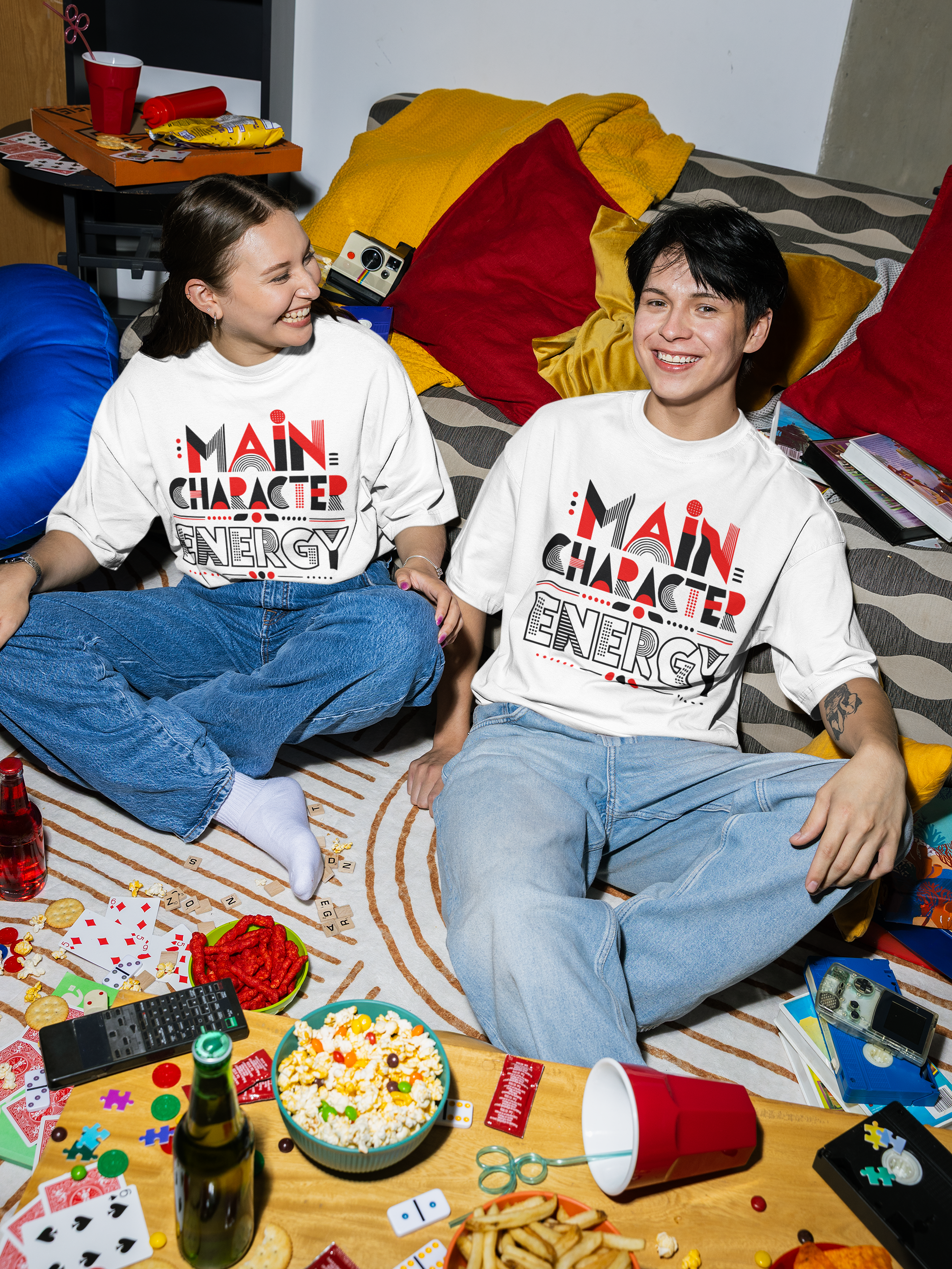 Main Character Energy Unisex T-Shirt | Premium Cotton Tee for Men & Women
