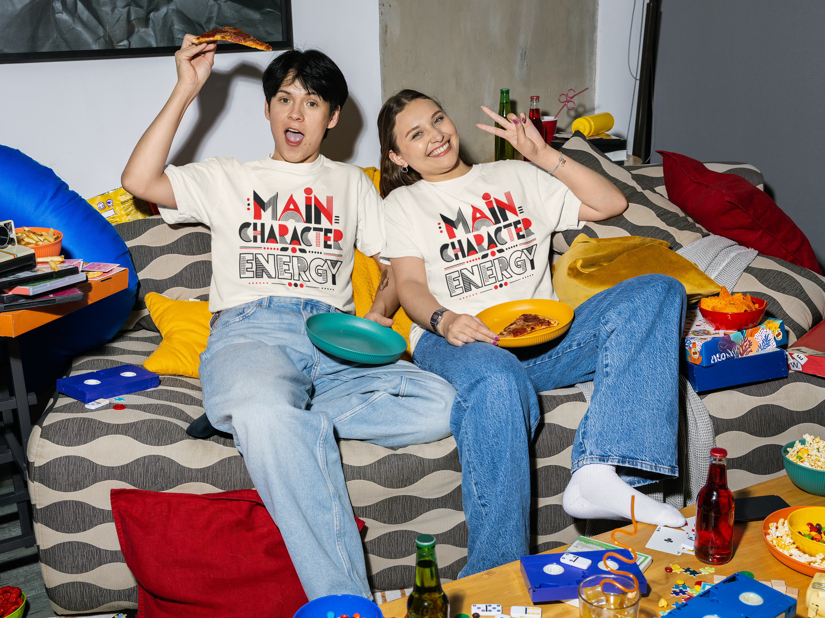 Main Character Energy Unisex T-Shirt | Premium Cotton Tee for Men & Women